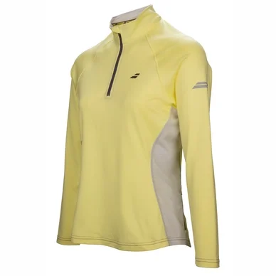 Pull de Tennis Babolat Core 1/2 Zip Women Lime Washed