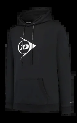 Pull de Tennis Dunlop Unisexe Ap Essentials Hooded Sweat Black