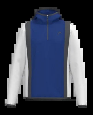 Pull de Tennis Head Men Club 25 Tech Tee Royal White