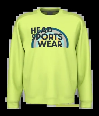 Pull de Tennis HEAD Men Rally Crewneck Lightlime