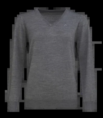 Pull de Tennis HEAD Women Pullover Grey Melange