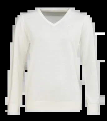 Pull de Tennis HEAD Women Pullover White