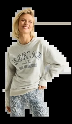Pull Deblon Femme Cecile Grey Melange