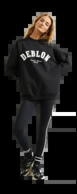 Pull Deblon Femme Puck Pull Black