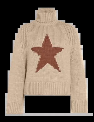 Pull Goldbergh Femme Beauty Long Sleeve Knit Sand