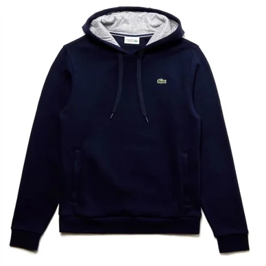 Pull Lacoste Homme SH2128 Sweater Navy Blue Silver Chine