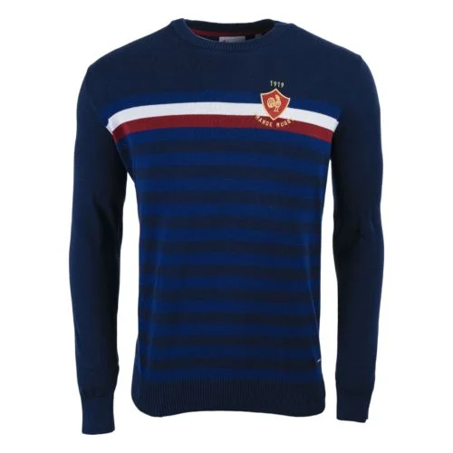 Pull Marinière Héritage France Rugby Bleu Marine pour Homme
