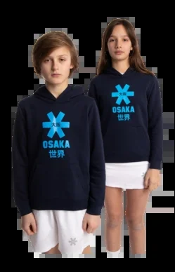 Pull Osaka Enfant Deshi Hoodie Blue Star Navy Melange
