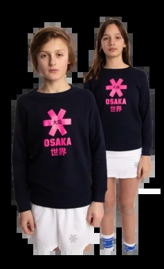 Pull Osaka Enfant Deshi Pink Star Navy Melange