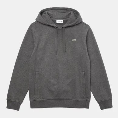 Pull-Over Lacoste Men SH1527 Hooded Fleece Gevlamd Gris / Gris Foncé