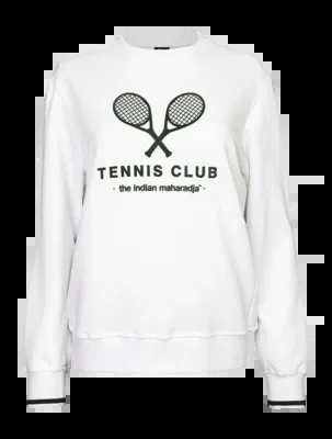 Pull The Indian Maharadja Fille Tennis Club Sweater Bright White
