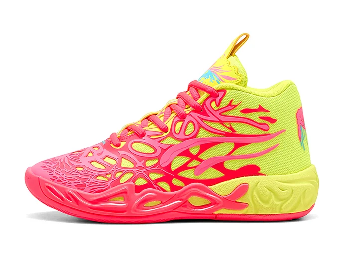 PUMA LaMelo Ball MB.04 1Love Junior « Pink Alert-Yellow »