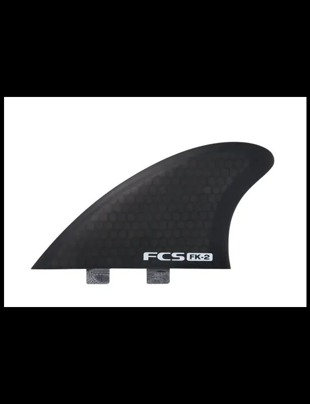 Quantité Limitée Dérives surf FCS FK-2 – PC Fish keel Smoke twin fins (x2)