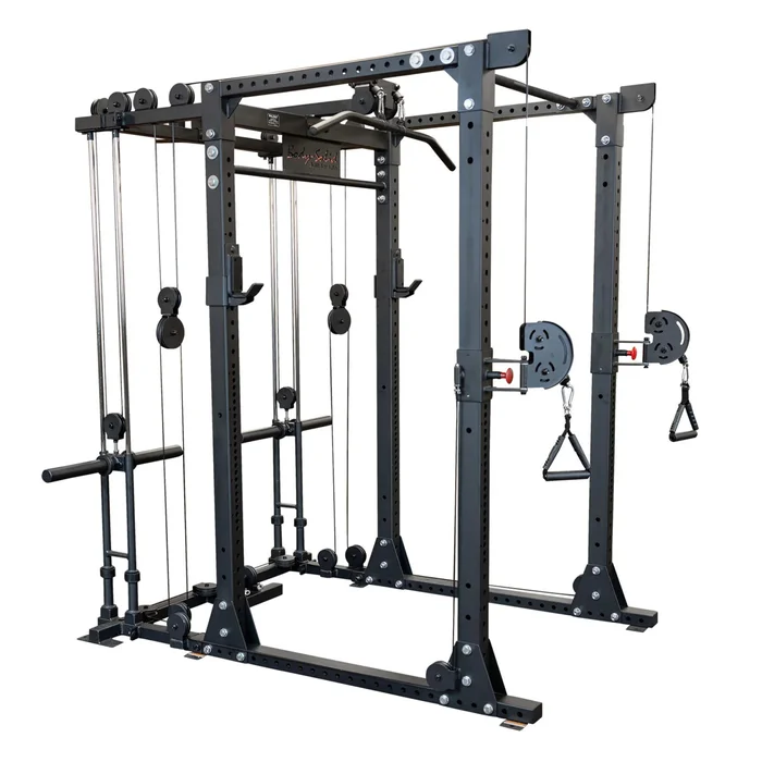 Rack de musculation fonctionnel Body Solid Gpr400 Plateloaded [Taille 195,6x18x205,7 cm]