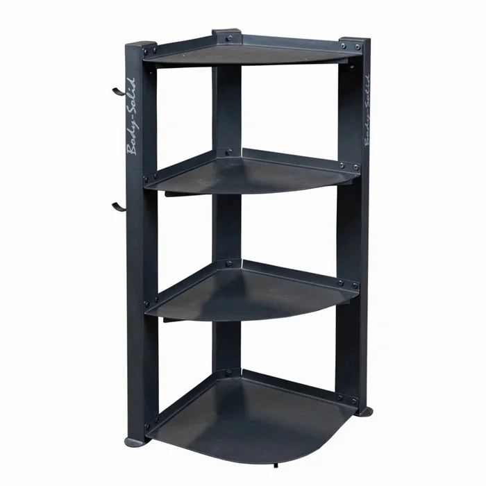 Rack de rangement Body Solid Corner [Taille 81,3×91,4×179,3 cm]