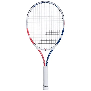 Raquette de Tennis Babolat Drive Junior 24 Girl White Pink Blue (Cordé)