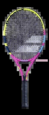 Raquette de Tennis Babolat Enfant Nadal 25 Jaune Orange Violet 2024 (Cordé)
