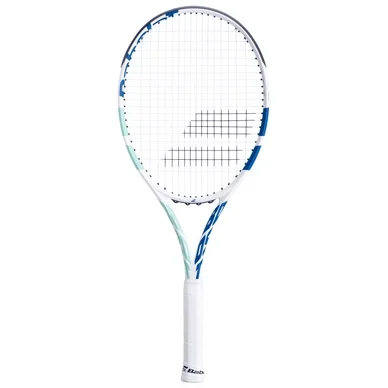 Raquette de Tennis Babolat Women Boost Drive Blanc Bleu Vert 2021 (Cordée)