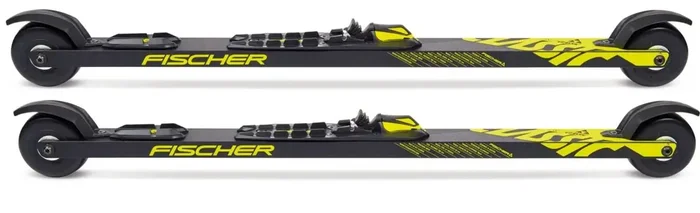 RC7 Classic FR Ski Roues + Rollerski Classic Bindings Meilleure Qualité