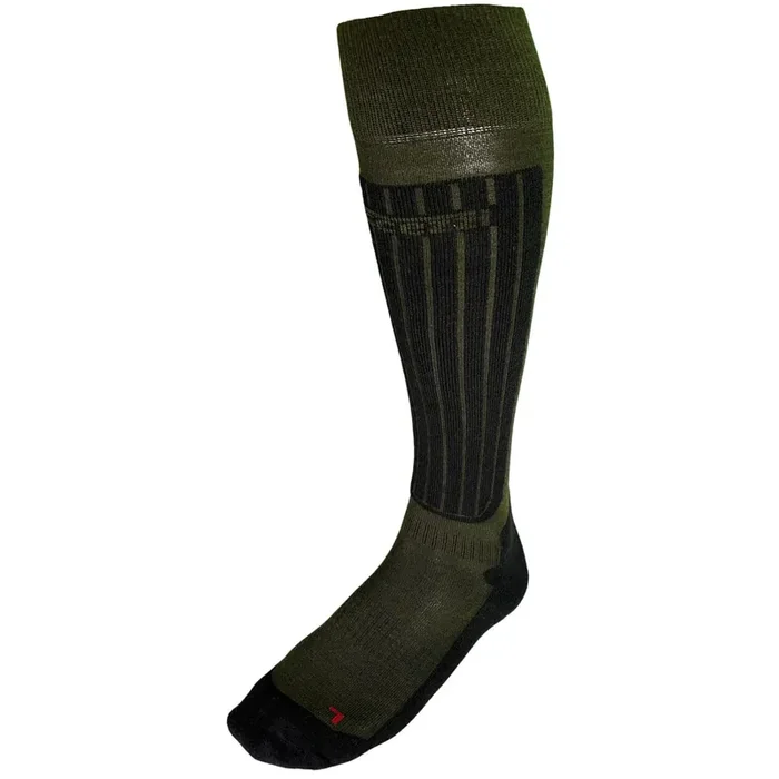 Réduction Accezzi Merino 80, chaussettes de ski, vert