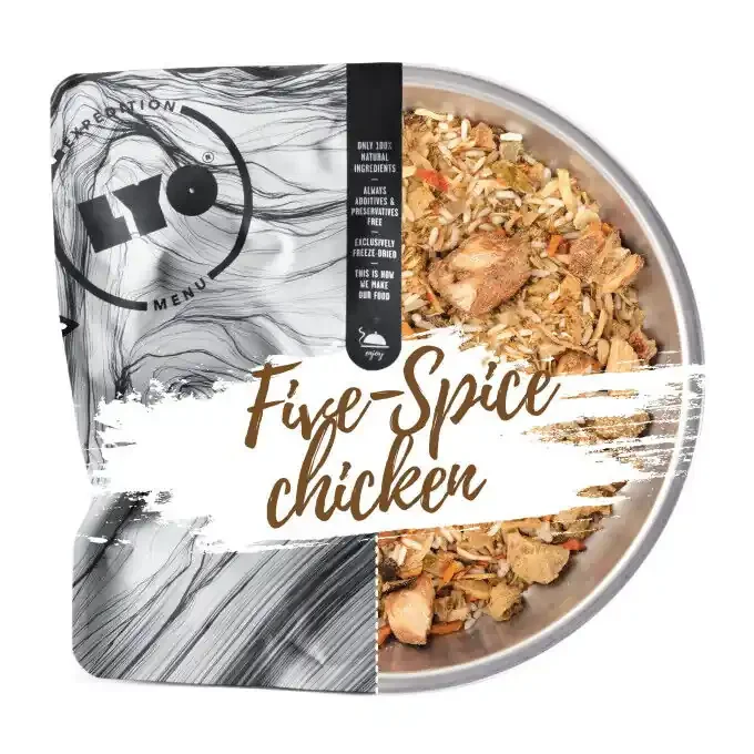 Réduction Repas lyophilisé Lyofood Poulet au riz et au cinq épices 500g