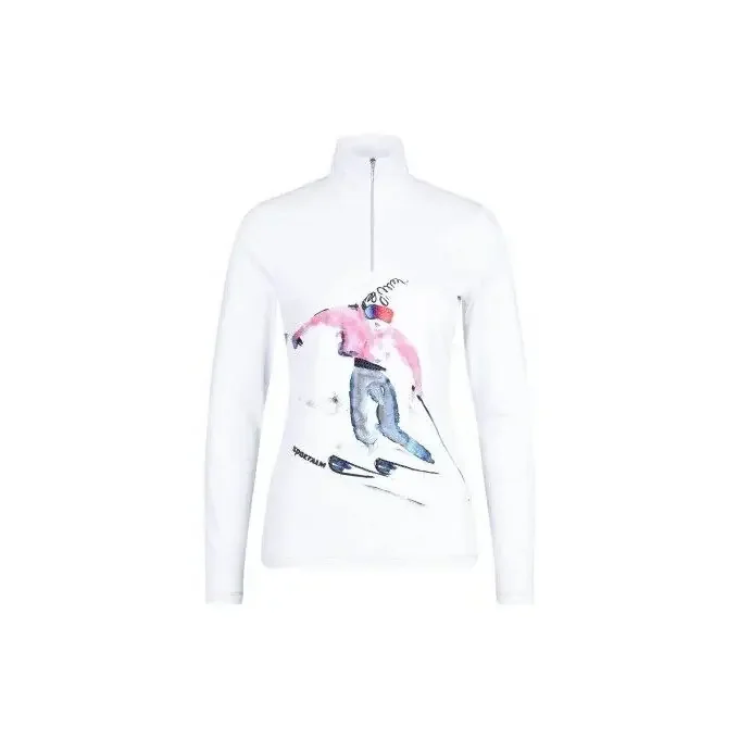 Remise Haut première couche de ski Sportalm ABBY FIRST LAYER Optical White