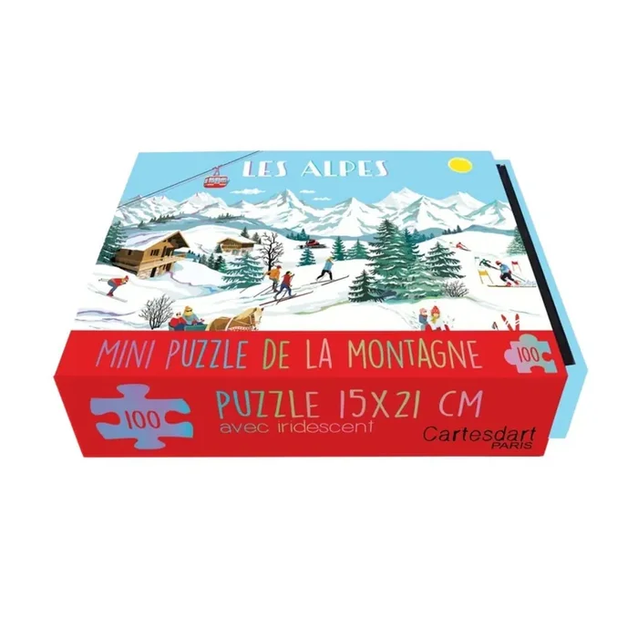 Remise Mini Puzzle de la Montagne 100 pièces Cartes d'Art