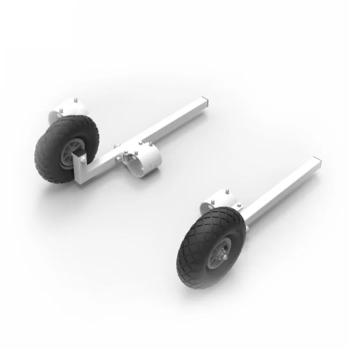 Roues escamotables pour buts déjà lestés Sporti (x2)