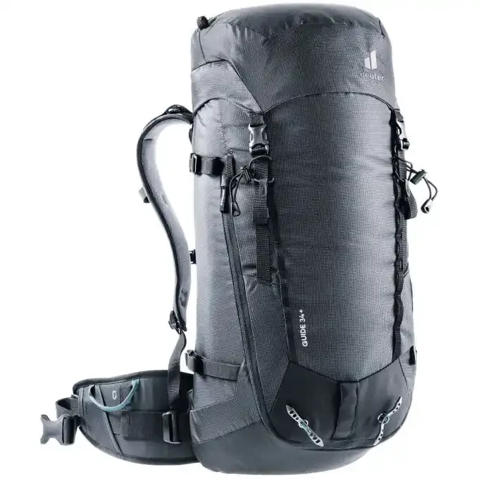 Sac à dos d&rsquo;alpinisme Deuter GUIDE 34+ Black Jusqu’à Épuisement Des Stocks