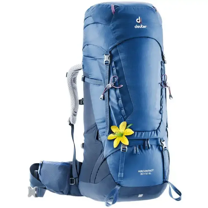 Sac à dos Deuter AIRCONTACT 50+10 SL acier/bleu Populaire
