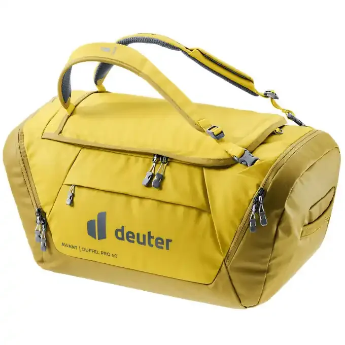 Sac de sport Deuter AVIANT DUFFEL PRO 60 Corn Turmeric Nouveauté