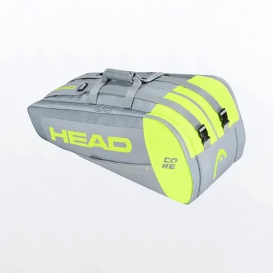 Sac de Tennis HEAD Core 9R Supercombi Grey Neon Yellow