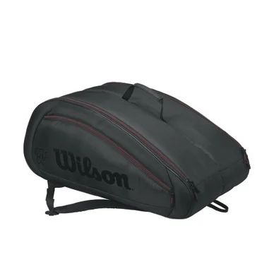 Sac de Tennis Wilson Federer Team 12 Pack Black Red