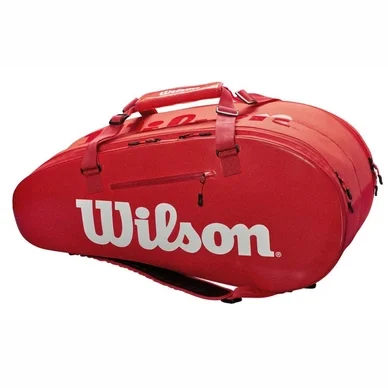 Sac de Tennis Wilson Super Tour 2 Compartment Large Red