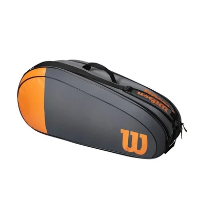 Sac de Tennis Wilson Team 6PK Grey Orange