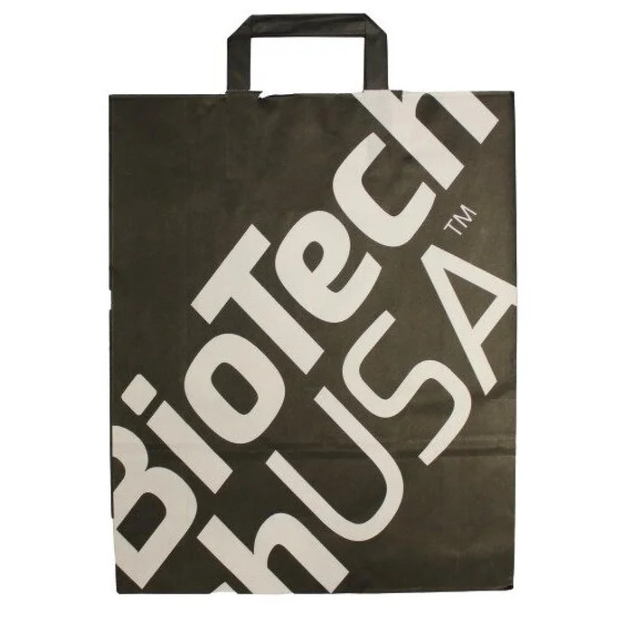 Sac en papier Biotech USA [Taille 26x12x35 cm]