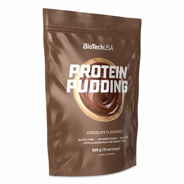 Sacs de collations proteiné Biotech USA pudding – Vanille – 525g