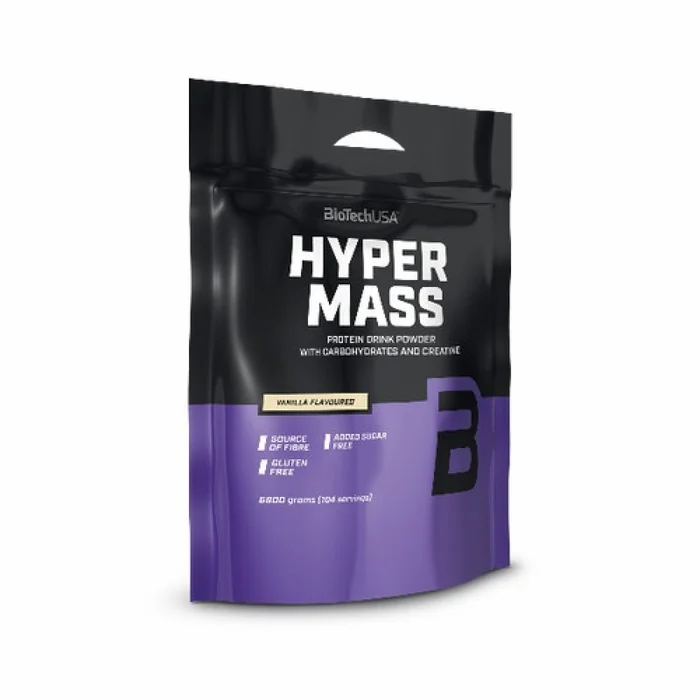 Sacs de prise de masse Biotech USA hyper mass – Vanille – 6,8kg
