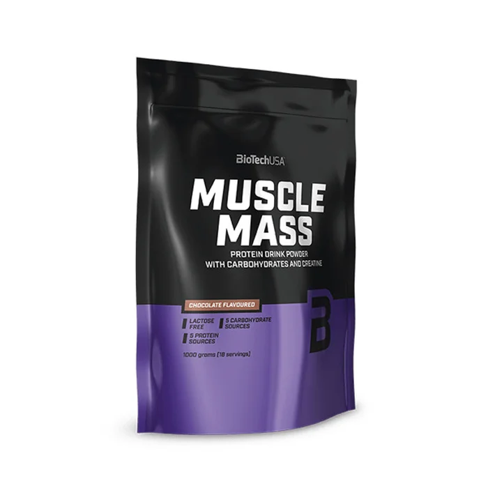 Sacs de prise de masse musculaire Biotech USA – Vanille – 1kg