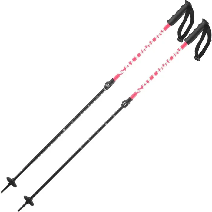 Salomon MTN, bâtons de ski, junior, rose Premium