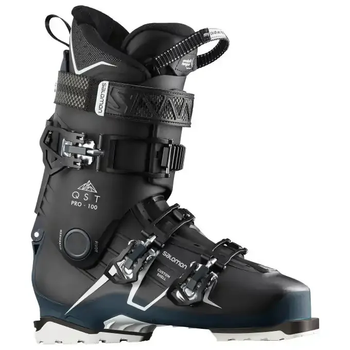 Salomon QST PRO 100 BLACK PETROL BLUE Pas Cher