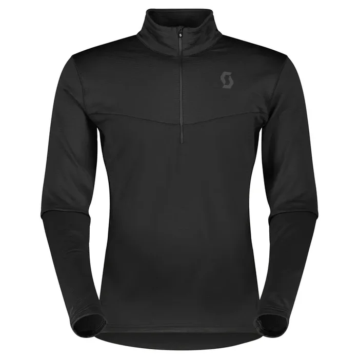 Scott Defined Light, pull polaire, hommes, noir Garantie Incluse