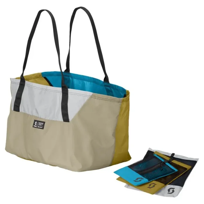 Scott Hauler/Sleeves Remix Bag Gear, lot de 4, beige/vert Prix Cassé