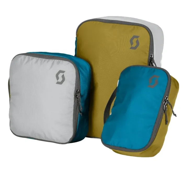 Scott Packing Cube Day Remix Bag, lot de 3, bleu/gris/vert Achat Immédiat