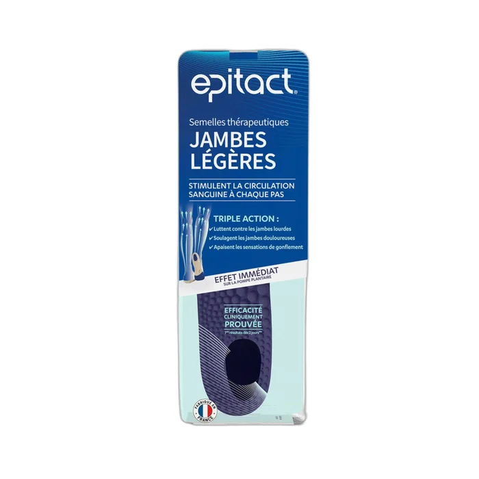 Semelles thu00e9rapeutiques Jambes Lu00e9gu00e8res Epitact [Taille 36/38]
