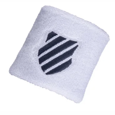 Serre-Poignets K Swiss Shield White Brunner Blue (Lot de 2)