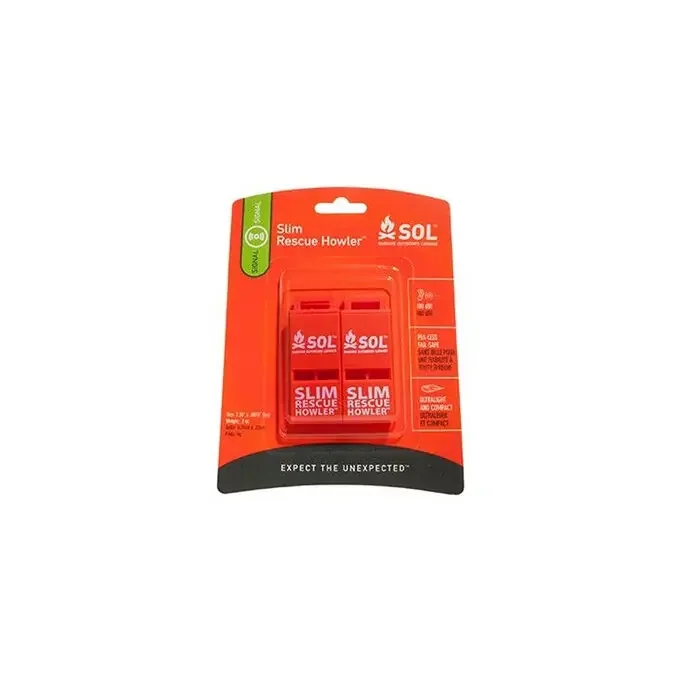 Seulement Aujourd’hui Sifflet De Secours 100 DB SOL SLIM RESCUE HOWLER