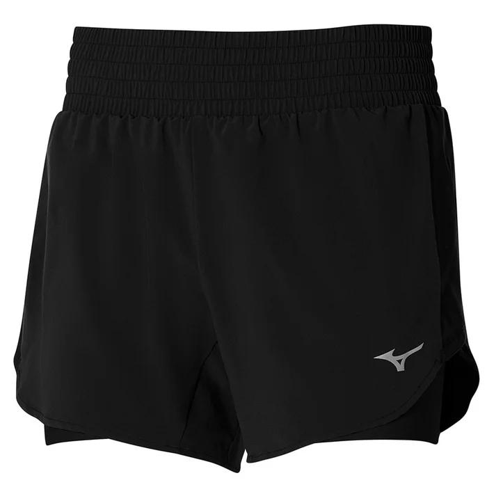 Short 2 en 1 femme Mizuno 4.5 [Taille XS]