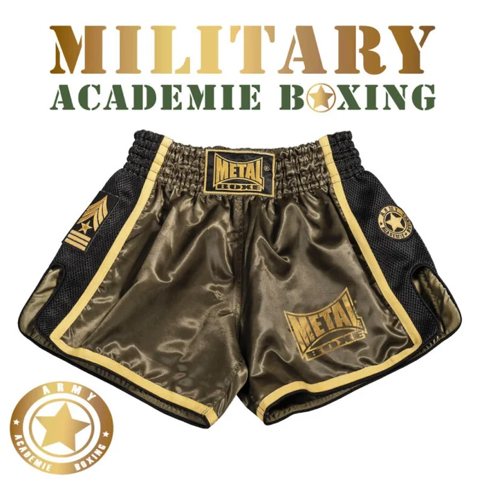 Short de boxe Thaï/Kick Metal Boxe Extrem [Taille 2XL]