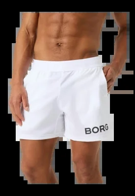 Short de Sport Björn Borg Homme Borg Short Shorts Blanc Brillant